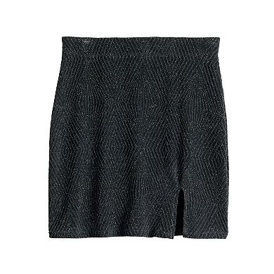 Juniors' Speechless Vented Mini Skirt