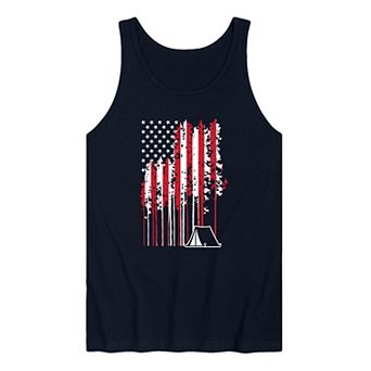 Men's Camp Pines American Flag Tank Top