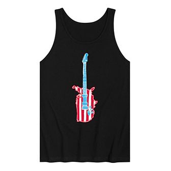 Men's USA Guitar Tank Top