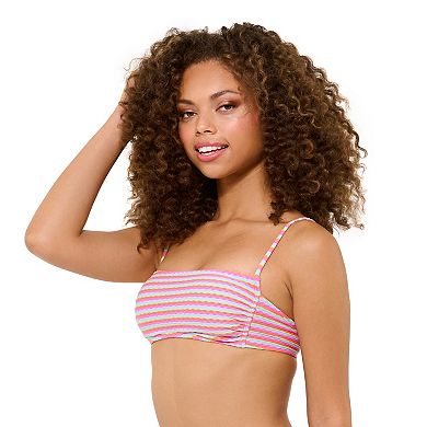 Juniors' Ninety-Nine Degrees° Square Bikini Top