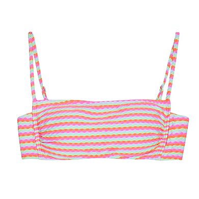 Juniors' Ninety-Nine Degrees° Square Bikini Top