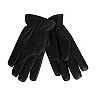 Men's Dockers Trigger Finger Leather Gloves with Touchscreen Compatibility