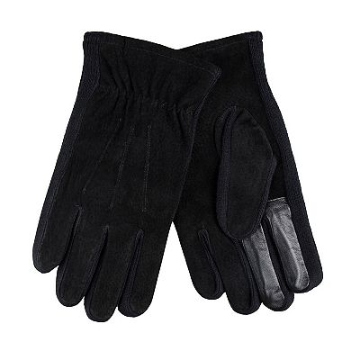 Men's Dockers Suede and Knit Mixed Media Gloves