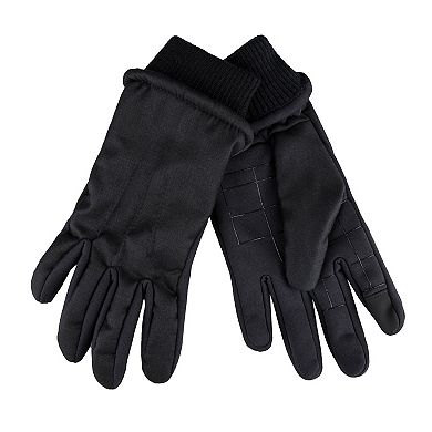Men's Dockers Mixed Media Stretch Palm Gloves