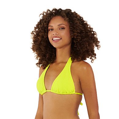 Juniors' Ninety-Nine Degrees° Adjustable Triangle Bikini Top