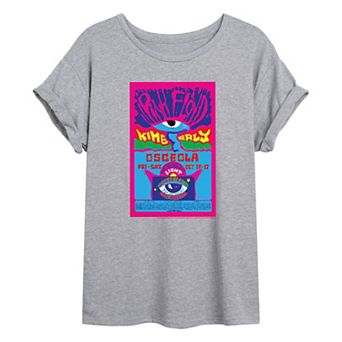 Juniors' Pink Floyd Pepperland Oversized Tee