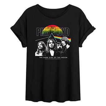 Juniors' Pink Floyd Members Oversized Tee