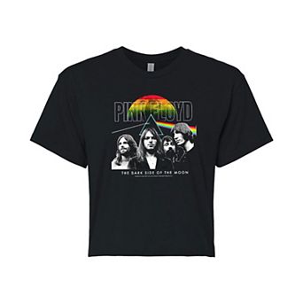 Juniors' Pink Floyd Members Cropped Tee