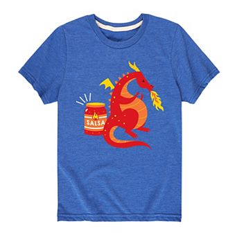 Boys 8-20 Spicy Salsa Dragon Graphic Tee