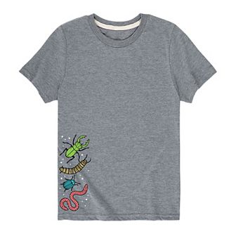 Boys 8-20 Different Kinds Of Bugs Graphic Tee