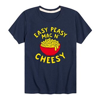 Boys 8-20 Easy Peasy Mac N Cheesy Graphic Tee