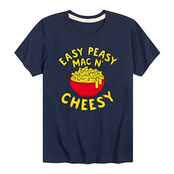 Boys 8-20 Easy Peasy Mac N Cheesy Graphic Tee