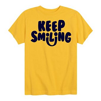 Boys 8-20 Keep Smiling Graphic Tee