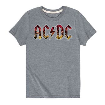 Boys 8-20 ACDC Poster Logo Graphic Tee