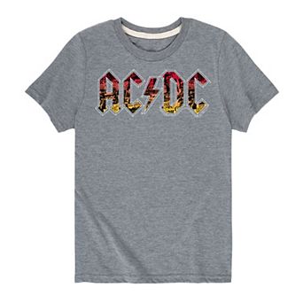 Boys 8-20 ACDC Poster Logo Graphic Tee