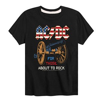 Boys 8-20 ACDC For Those About To Rock Graphic Tee