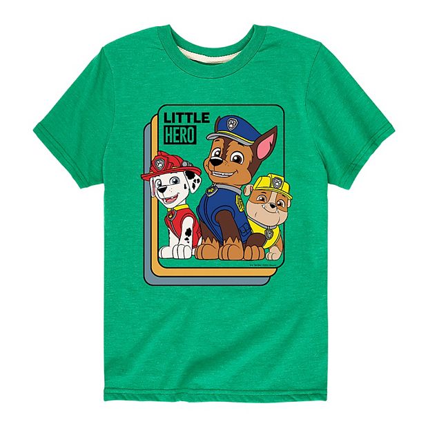 Screen Print Shirt Paw Patrol Boys' Short Sleeve Tee - Soft Cotton Shirt In Royal Blue, Size 2T Ropa De Paw Patrol Para Niño