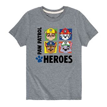 Boys 8-20 Paw Patrol Heroes Graphic Tee