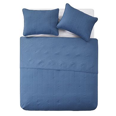 VCNY Home Hexa Geometric Quilt Set with Shams