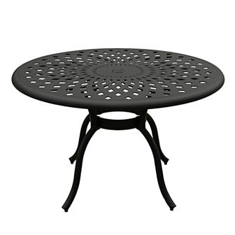 Oakland Living Modern Outdoor Round Patio Dining Table