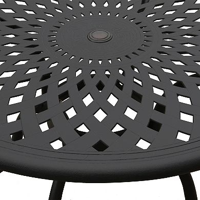 Oakland Living Modern Outdoor Round Patio Dining Table