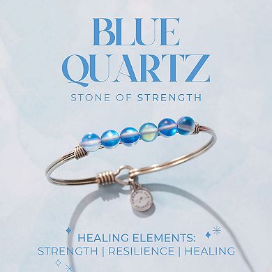 Luca + Danni Blue Quartz Stone Bracelet for Strength