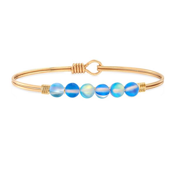 Luca + Danni Blue Quartz Stone Bracelet for Strength