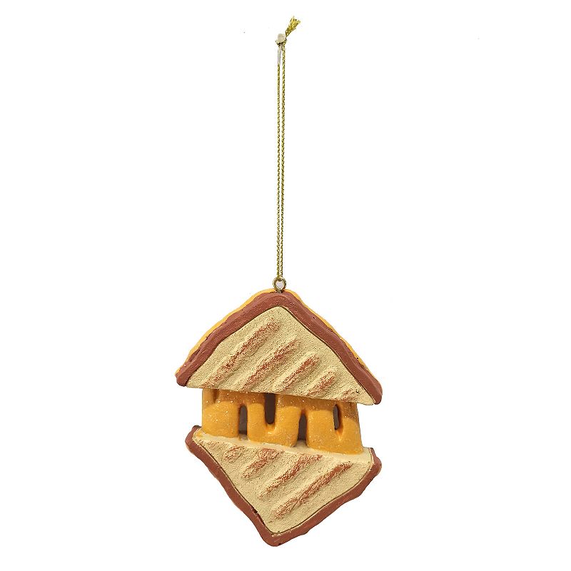 St. Nicholas Square Grilled Cheese Christmas Ornament, Multicolor
