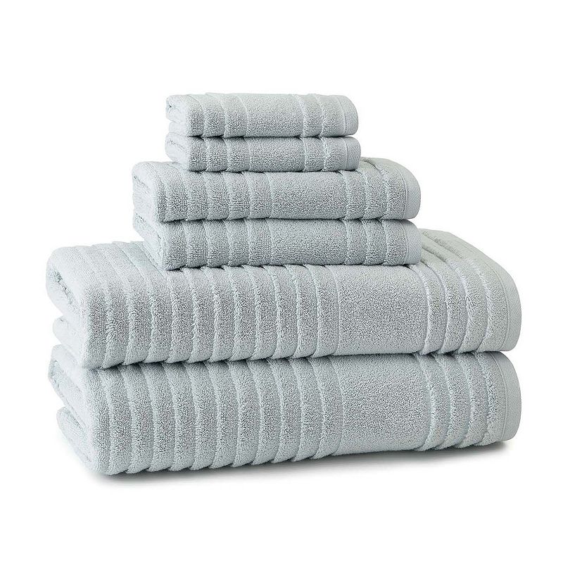 Cassadecor Astor 6-Piece Bath Towel Set, Multicolor, 6 Pc Set