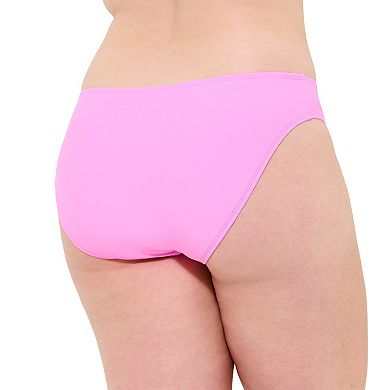 Juniors' Plus Size Ninety-Nine Degrees° High-Leg Swim Bottoms