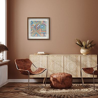 Colorful Deckled Shadowbox Framed Wall Art