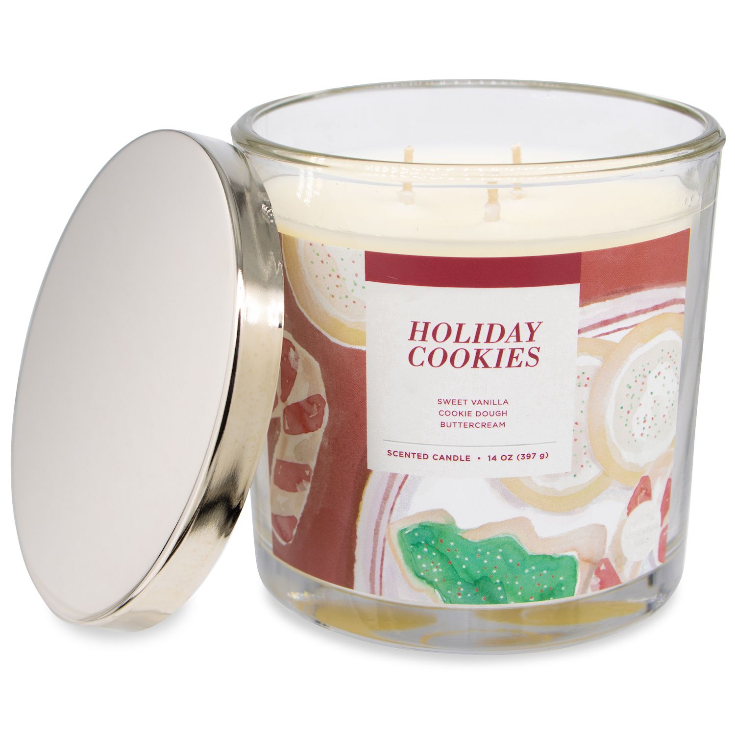 Sonoma Goods For Life Holiday Cookies 14 Oz Candle Jar   5760111 ALT3