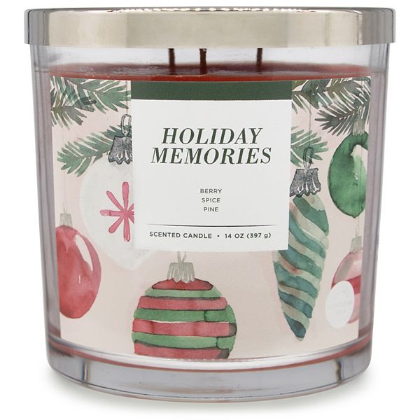 Sonoma Goods For Life® Holiday Memories 14oz. Candle Jar