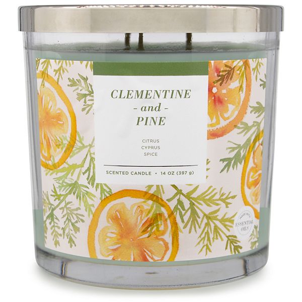 Sonoma Goods For Life® Clementine & Pine 14oz. Candle Jar