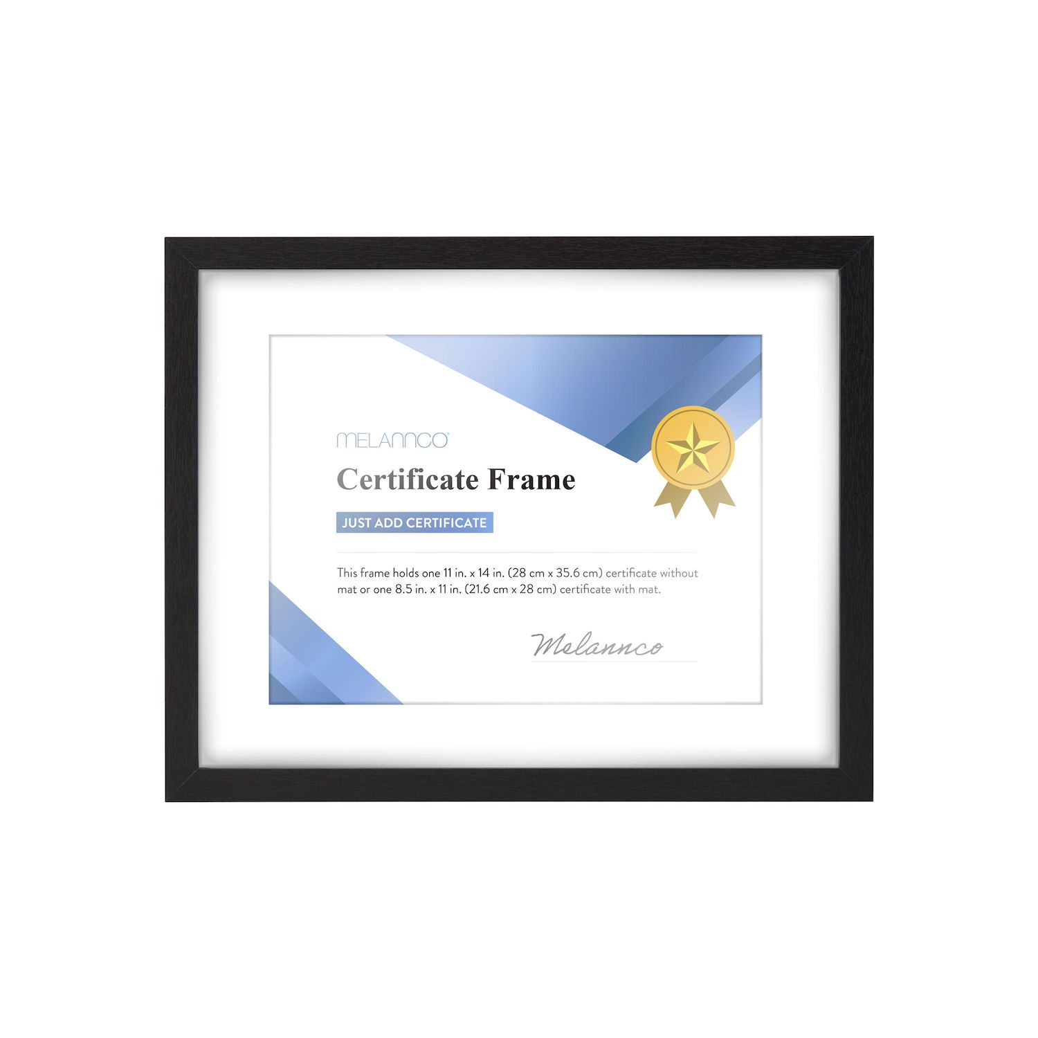 24 Pack Navy Blue Certificate Holders Kit with 8.5 x 11