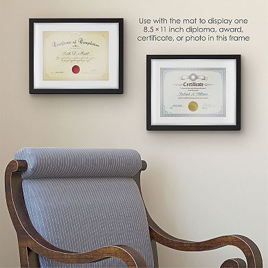 Melannco Certificate 8.5" x 11" Frame