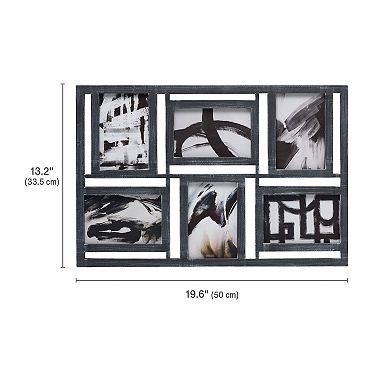 Melannco 6-Opening 4" x 6" Collage Frame