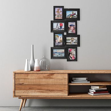 Melannco Geometric 8-Opening Wall Collage Frame