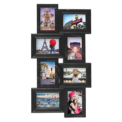 Melannco Geometric 8-Opening Wall Collage Frame
