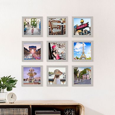 Melannco Square 8" x 8" Frame 9-piece Set
