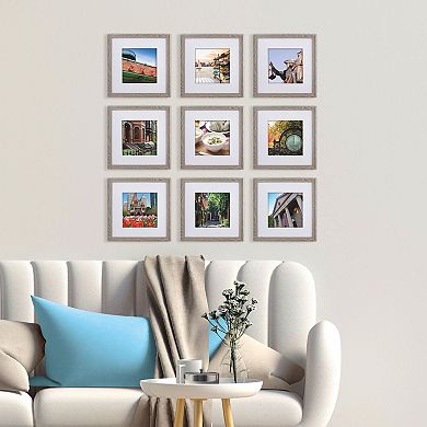 Melannco Square 12" x 12" Frame 9-piece Set