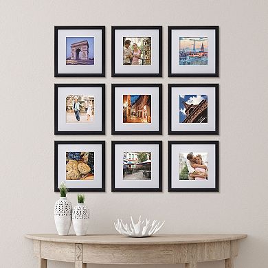 Melannco Square 12" x 12" Frame 9-piece Set