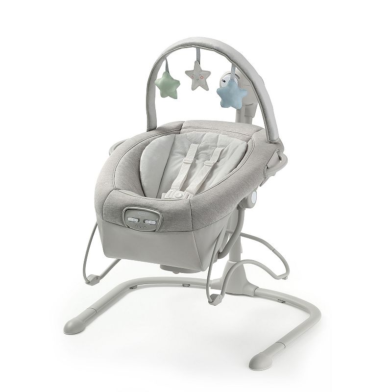 Graco Modern Cottage Collection Soothe n Sway LX Swing with Portable Bounc