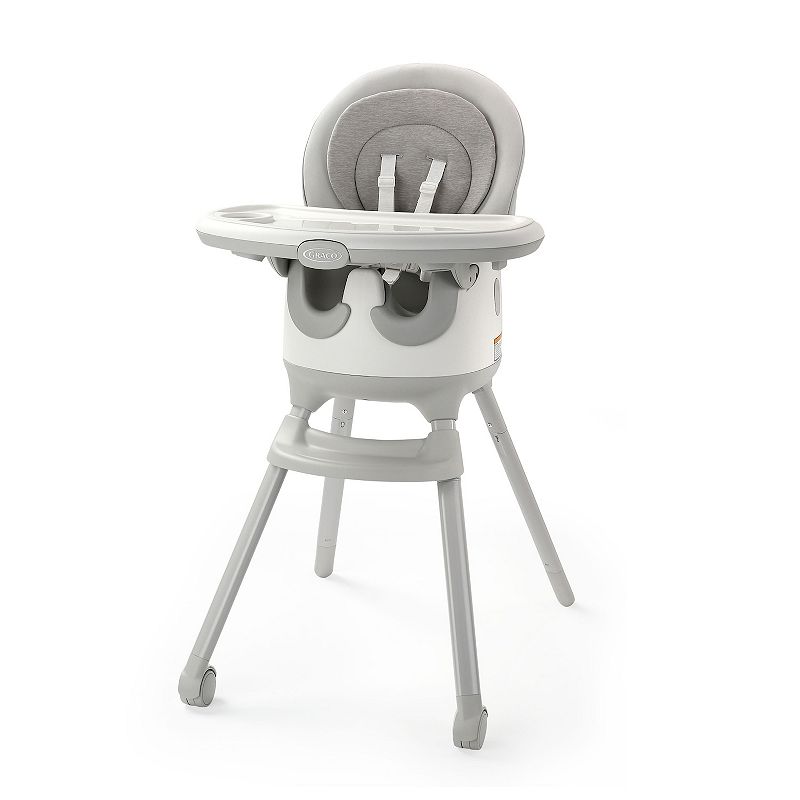 Graco Modern Cottage Collection Floor-2-Table 7-in-1 Highchair, Grey