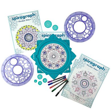 Spirograph Creador de Mandala - La forma fácil de hacer innumerables diseños de mandala asombrosos - Diseña arte de mandala - Edades 8