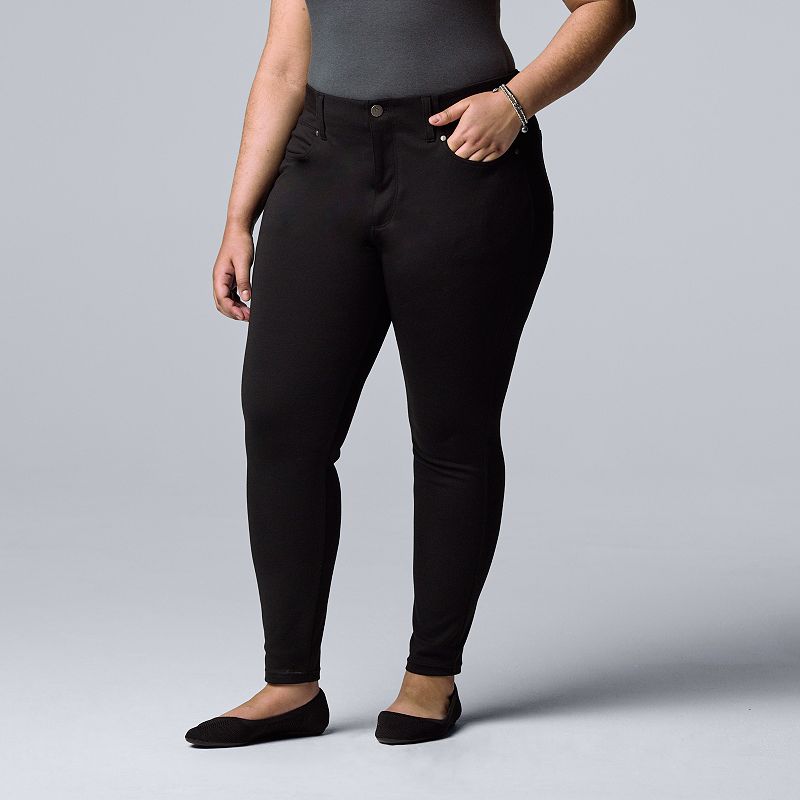 Kohls vera wang outlet leather leggings