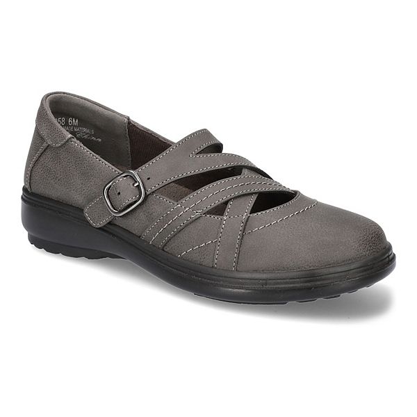 Wise by Easy Street Women's Asymmetrical Comfort Mary Janes