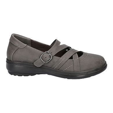Wise by Easy Street Women's Asymmetrical Comfort Mary Janes