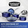 Granitestone Diamond Classic Blue 10-pc. Nonstick Cookware Set