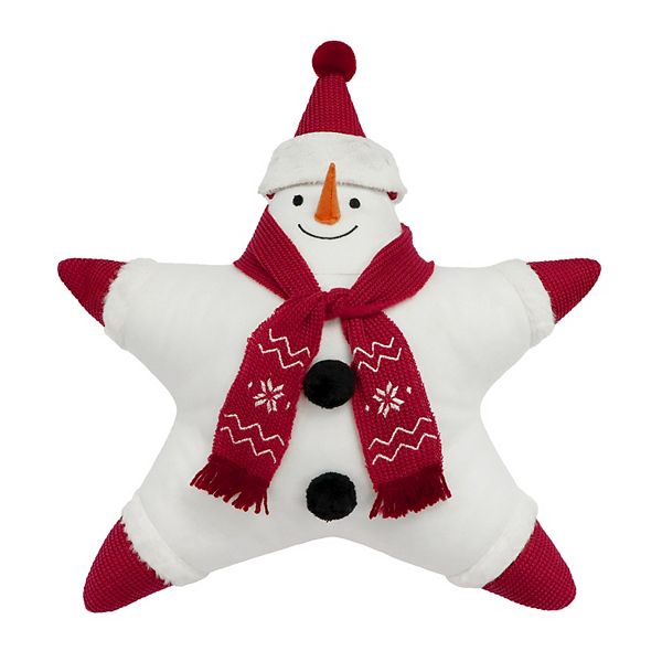 Snowman Couple Filled Pillow with Insert, Cute Christmas Xmas Square T –  Starcove Fashion